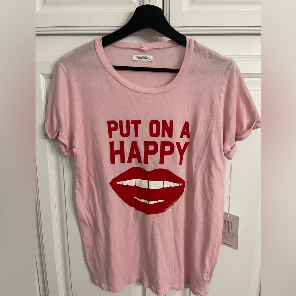 Lauren Moshi Women’s Pink Put On A Happy Smile Size XS